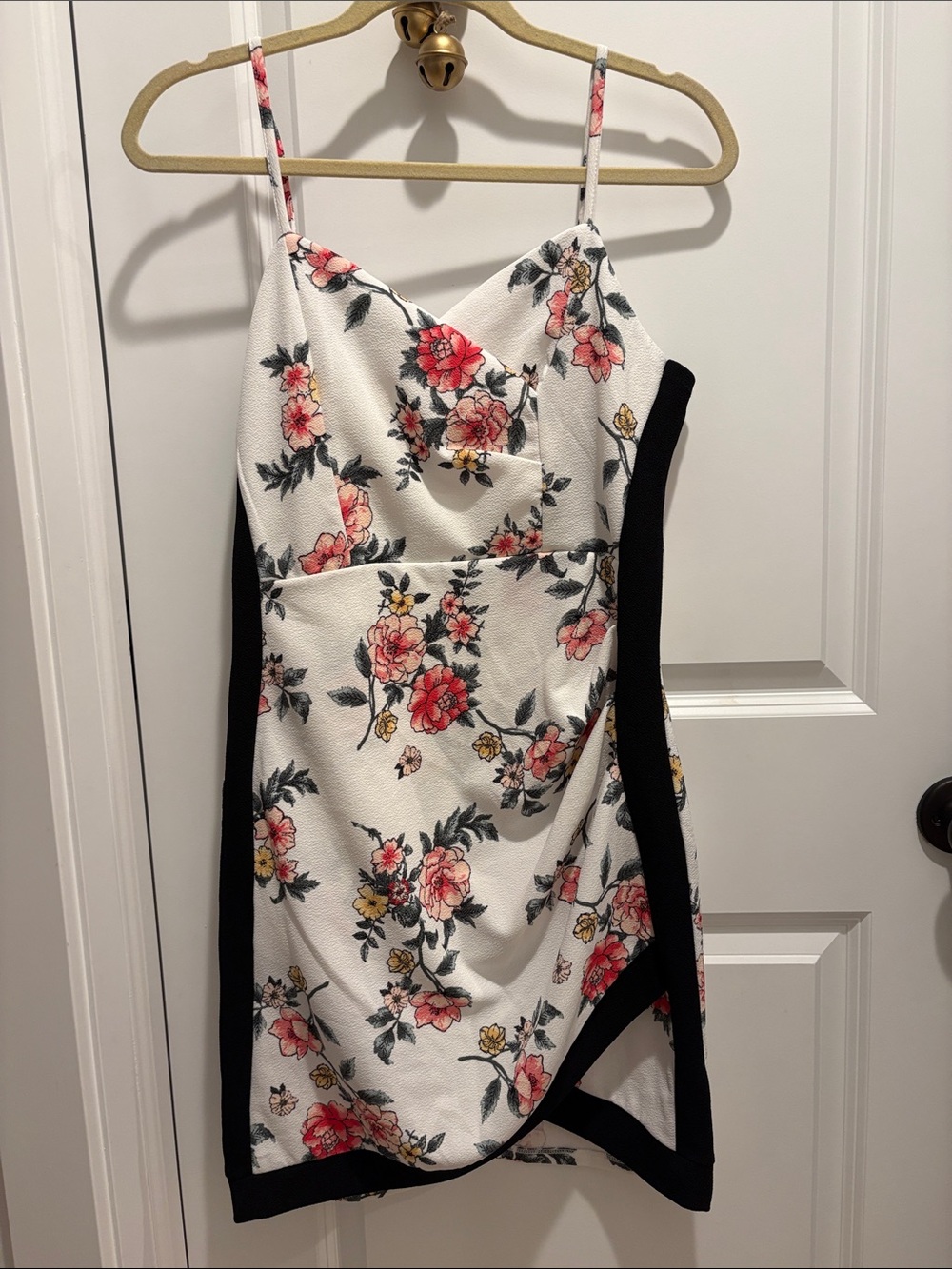 Floral V-Neck Spaghetti Strap Dress